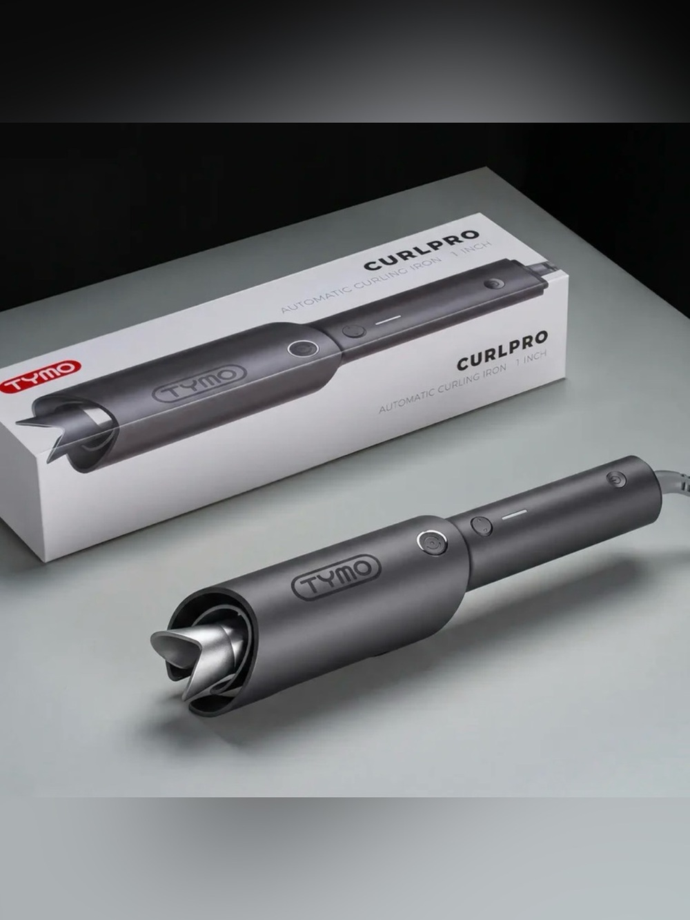 Tymo CurlPro Automatic Curling Iron — Metallic Gray